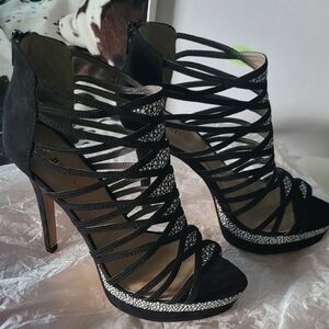 JustFab Black Heels